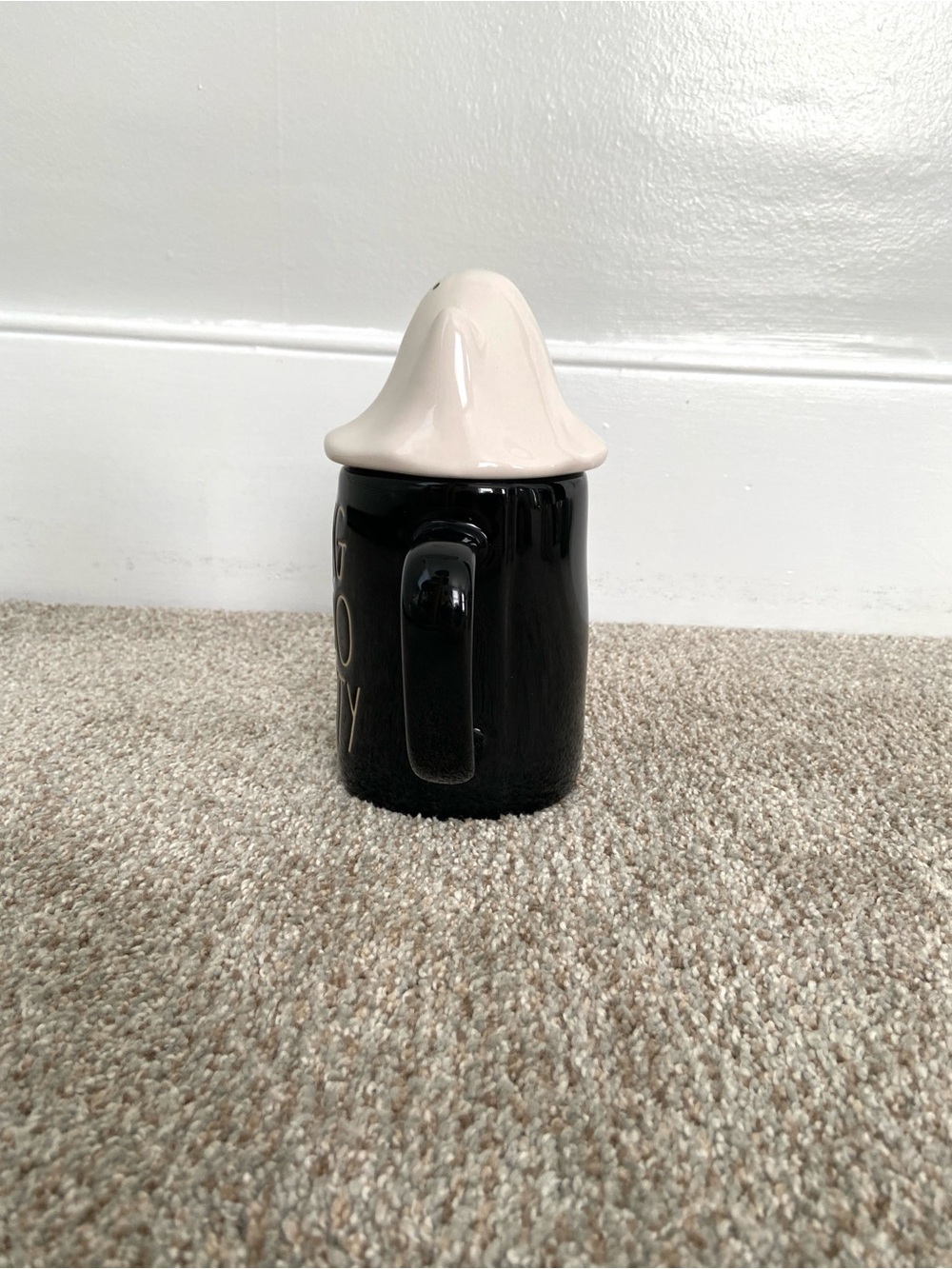 NWOT Rae Dunn "PUTTING THE BOO IN BOOTY" Mug with Ghost Topper - Picture 5 of 12